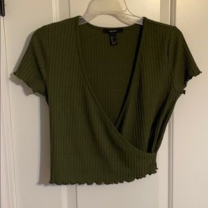 deep V shirt